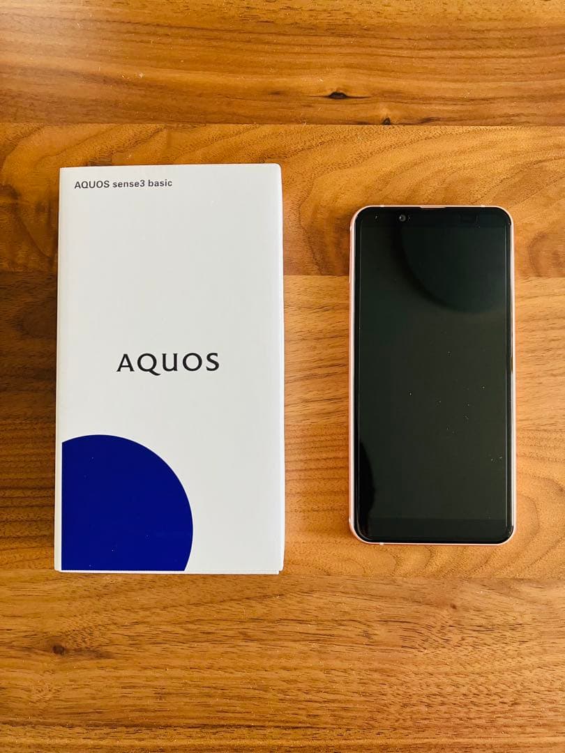 AQUOS sense3 basic ピンク 本体