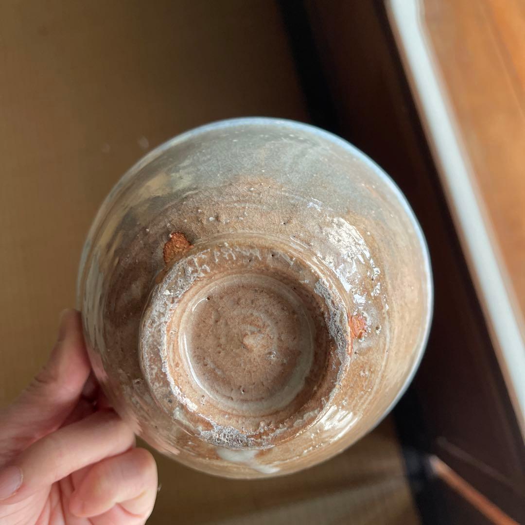 灰色の丸形茶碗 茶道具 抹茶茶碗 茶碗