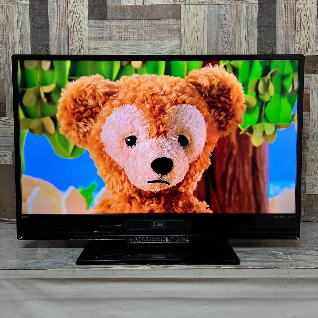 全国送料込三菱液晶40型テレビBlu-ray⇄1TBHDDレコーダーダビング可能