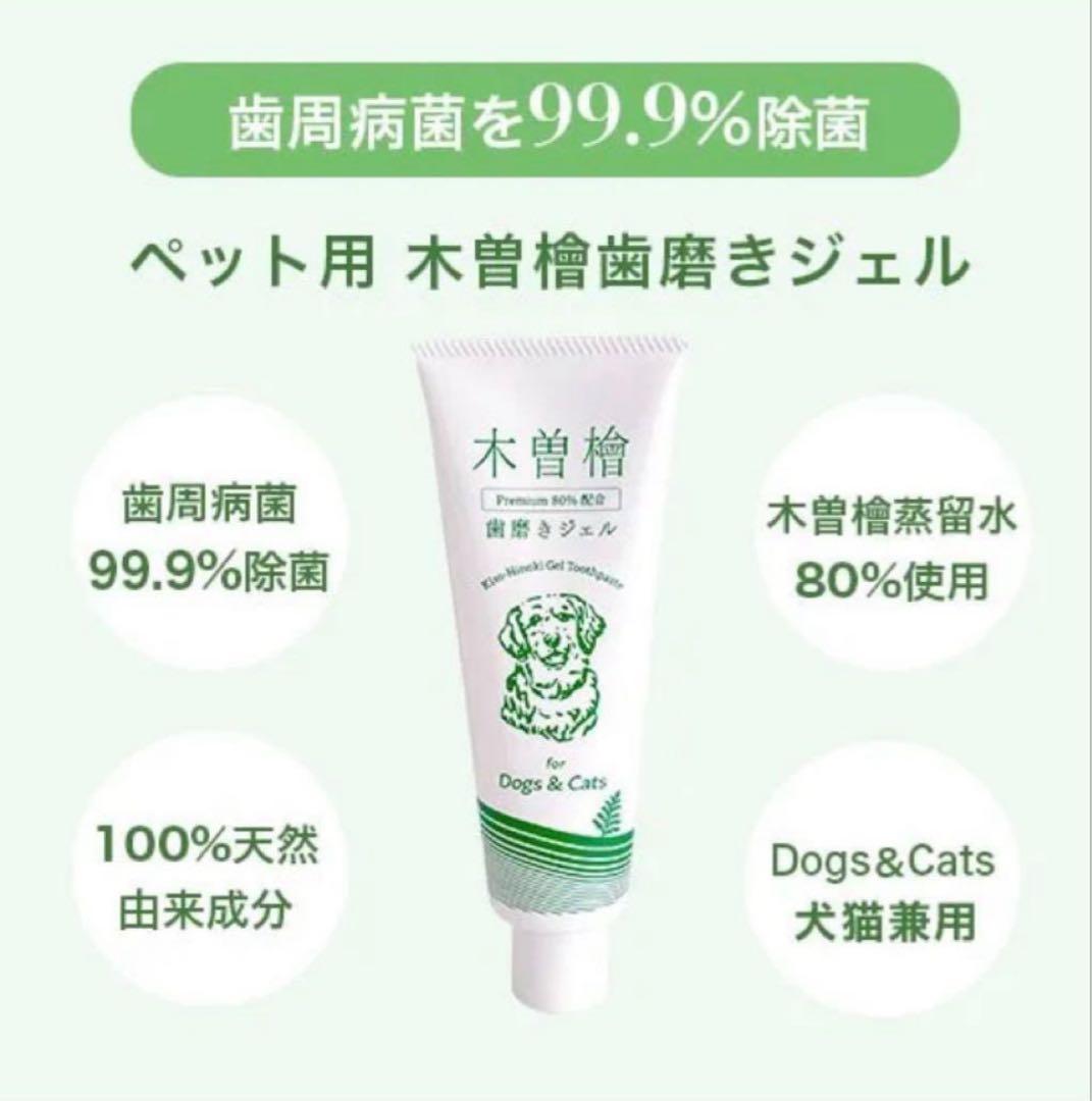 木曽檜歯磨きジェル ペット用 120g