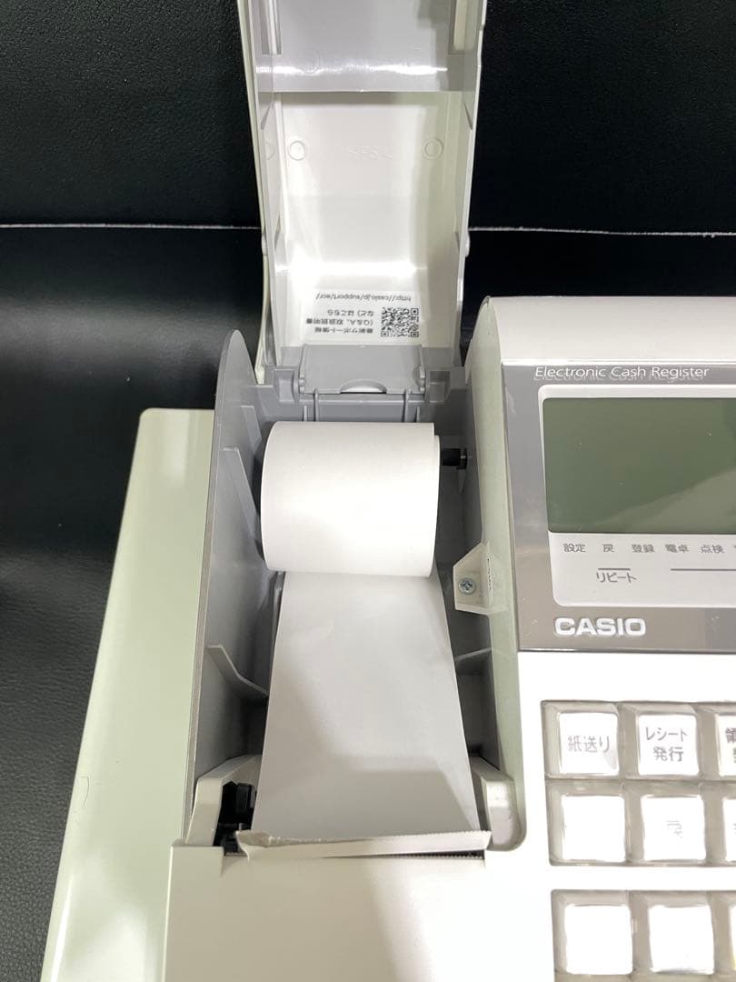 【良品】CASIO TE-400 電子レジスター ホワイト ※送料込
