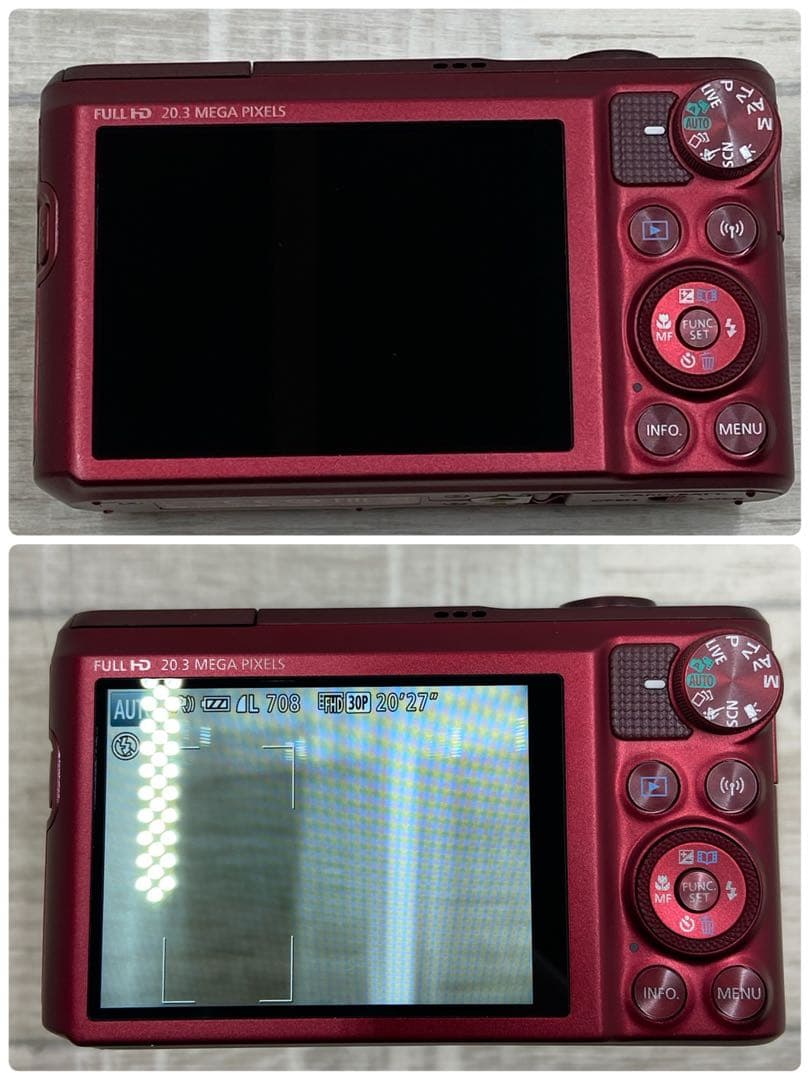 【美品】キャノン Power Shot SX720HS レッド デジタルカメラ