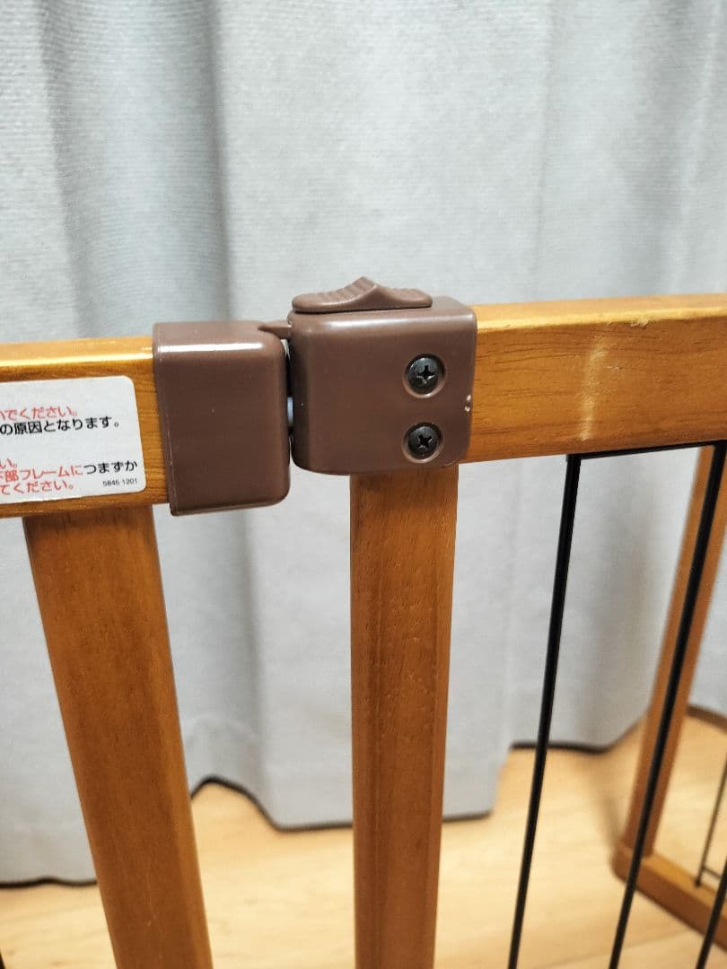 ペット用 木製おくだけドア付ゲート L リッチェル