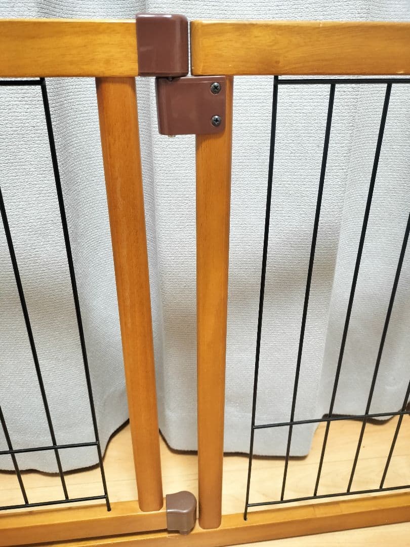 ペット用 木製おくだけドア付ゲート L リッチェル
