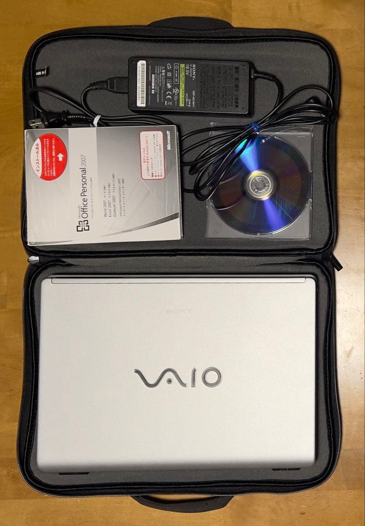 【美品】SONY VAIO VGN-S54B＋エレコムバッグ＆Office＆RD