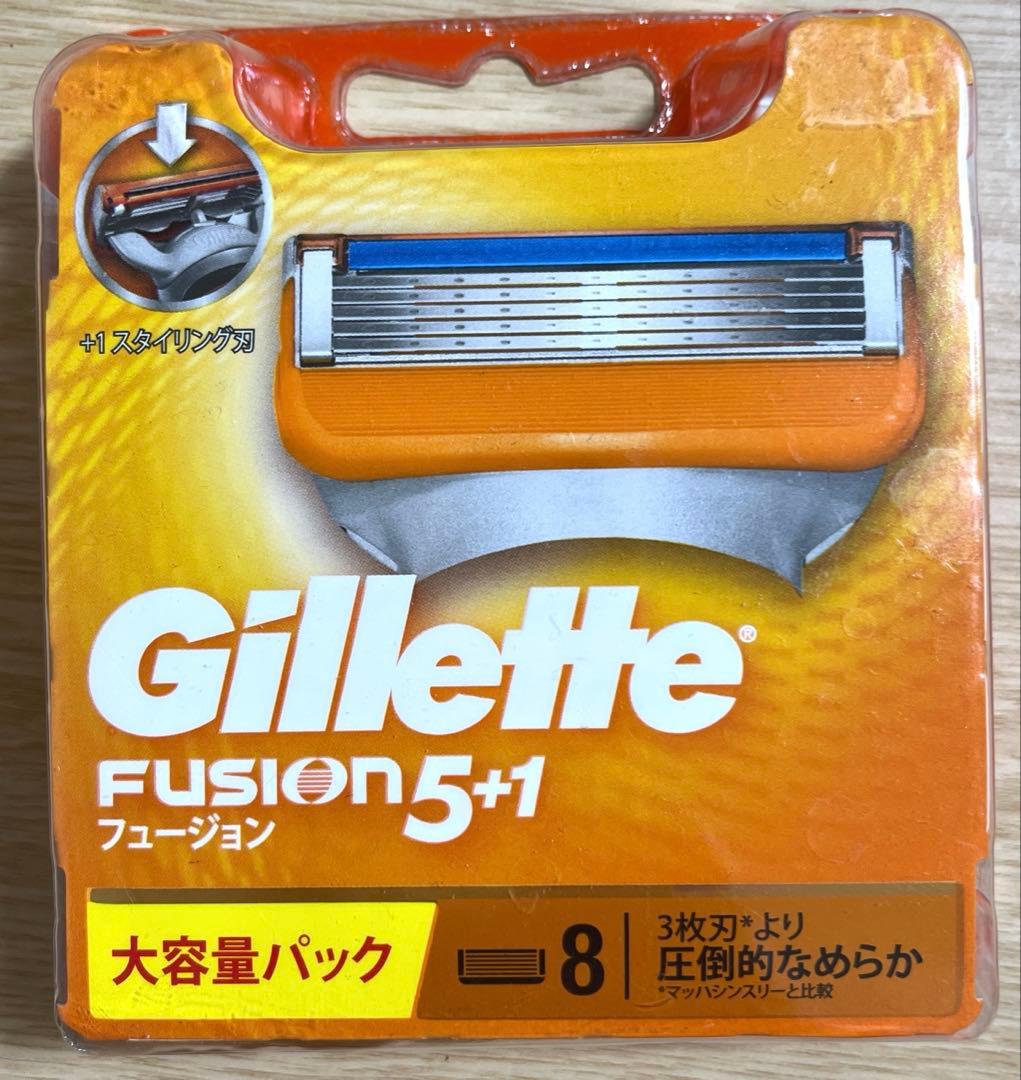 ジレット フュージョン5+1 ホルダー マニュアル替刃8個入　4箱セット