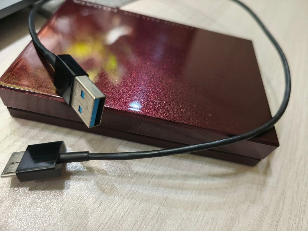 IODATA　HDPC-UT2DBBR　ハードディスク　2TB　[ボルドー]