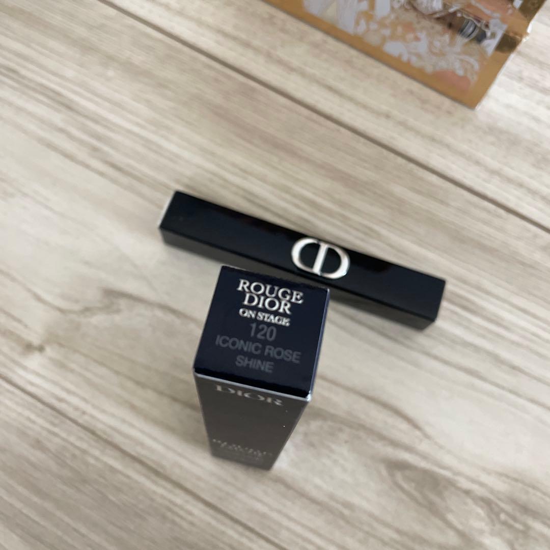 Dior 口紅　ルージュ　アイコニック　ローズ　シャイン　120