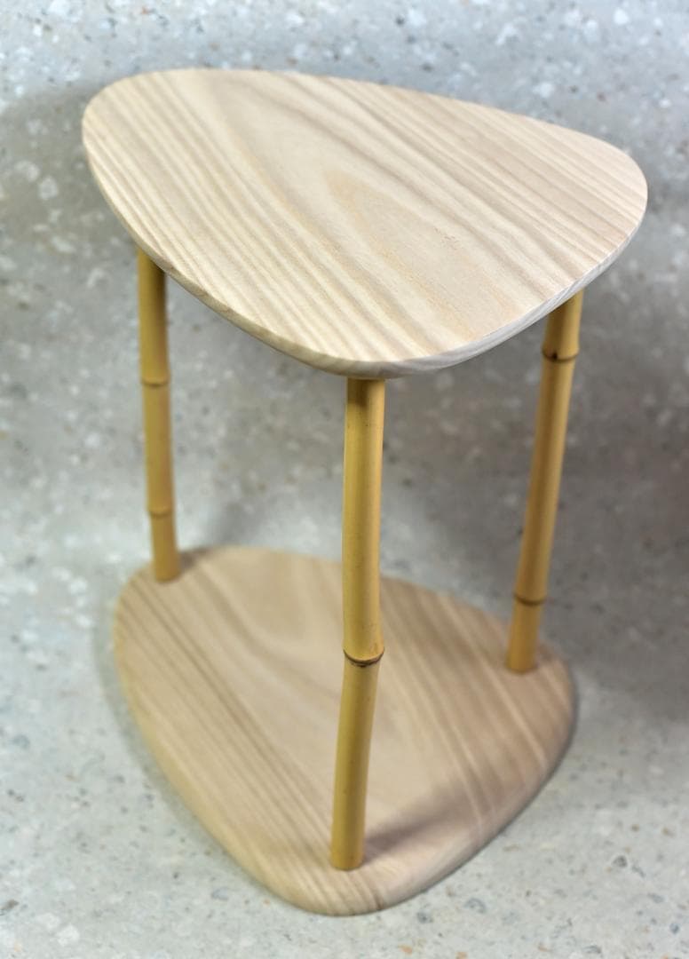 蛤卓淡々斎好写組立式【極上品】飾り棚、お茶道具／共箱
