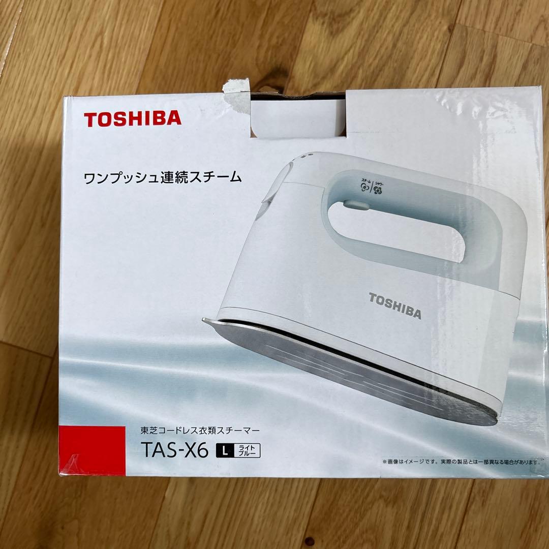 TOSHIBA コードレススチームアイロン 衣類スチーマー TAS-X6 L♡