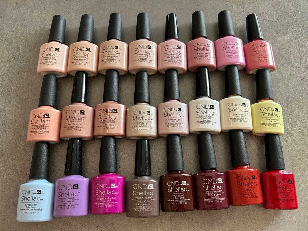 CND シェラック ネイルカラー 7.3mL 24本