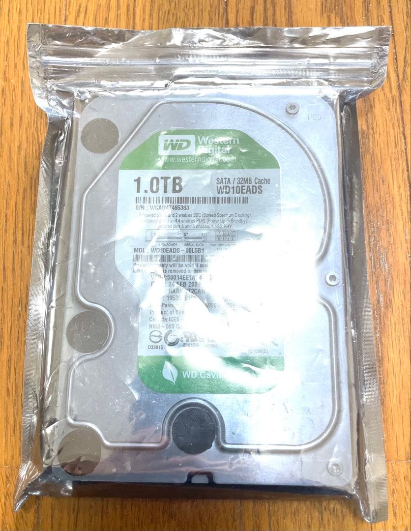 動作確認済 WD Red Plus 8TB WD80EFPX 内蔵HDD