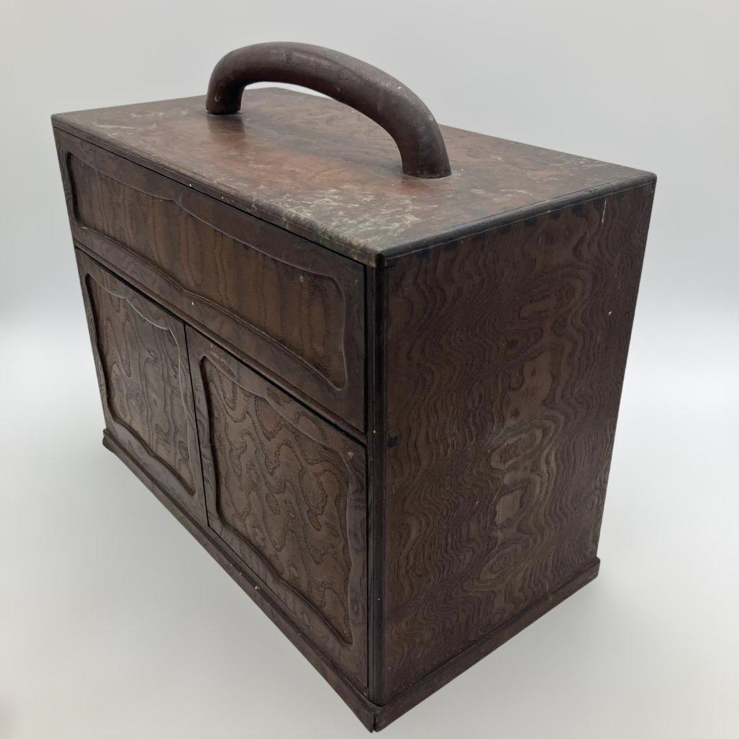 アンティーク 無精箱 木箱 小物入れ 棚物 小箱 蔵出し 時代物 骨董