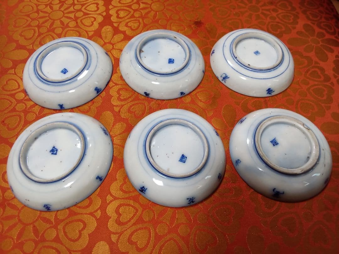 古伊万里染付　小皿