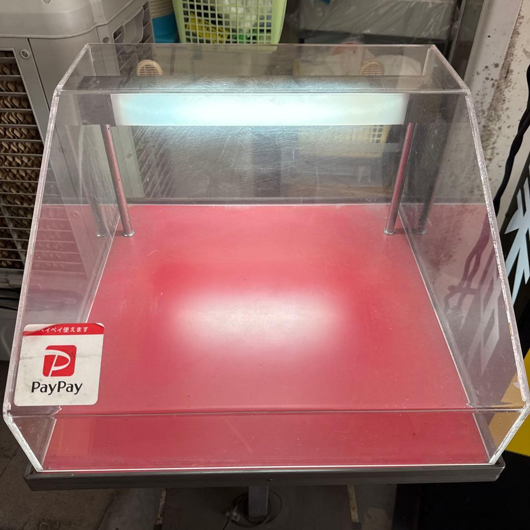 中古　店頭ショーケース　引き取りでお願いします　サンプルケース　町中華