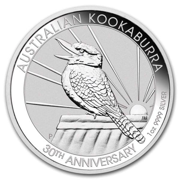2020年 カワセミ30年記念 オーストラリアシルバー クッカバラ1oz