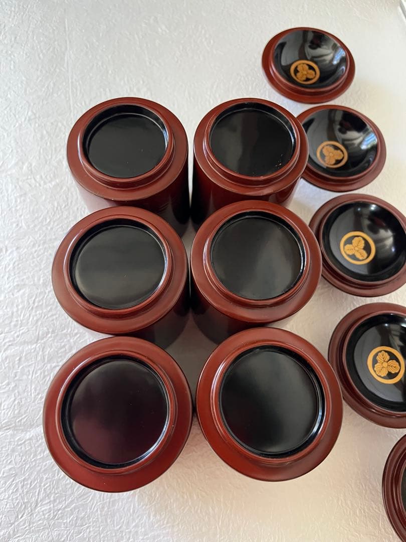 漆器 小吸物椀 6客　茶会席