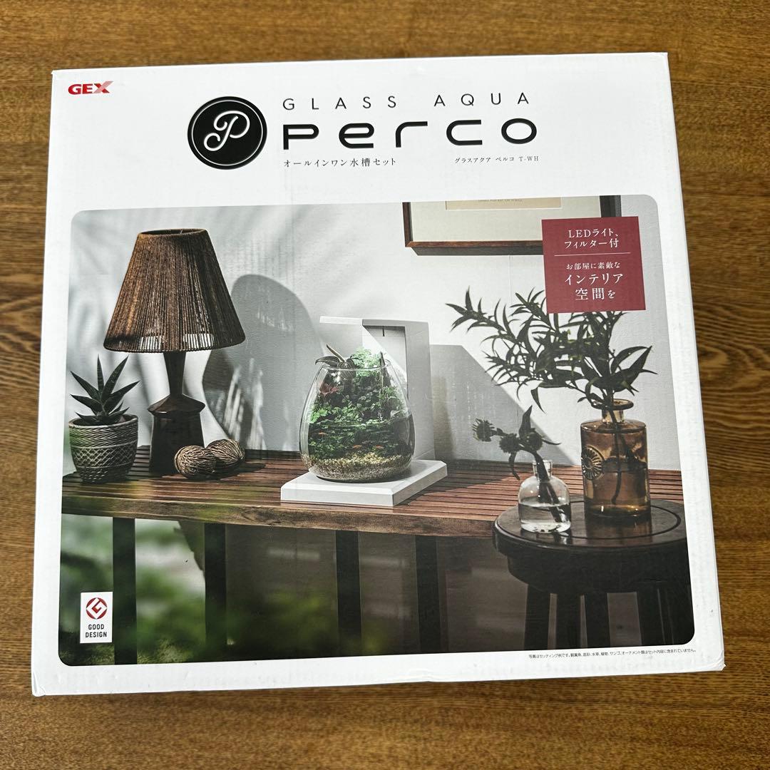 ジェックス GEX AQUARIUM グラスアクア PERCO T-WH 6L