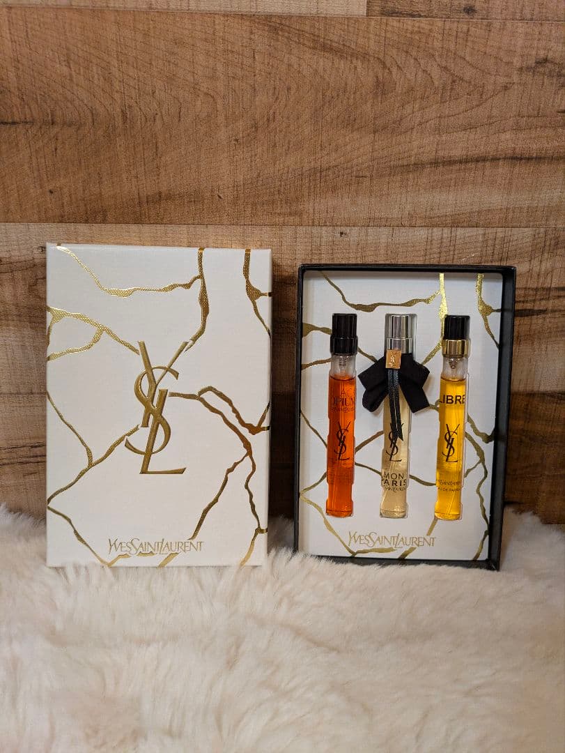 【極美品】Yves Saint Laurent ミニ香水3本セット、箱付き