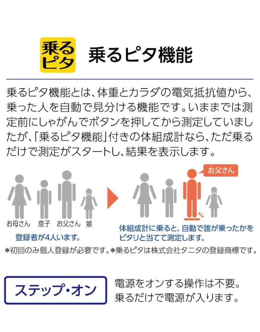 タニタ 体組成計