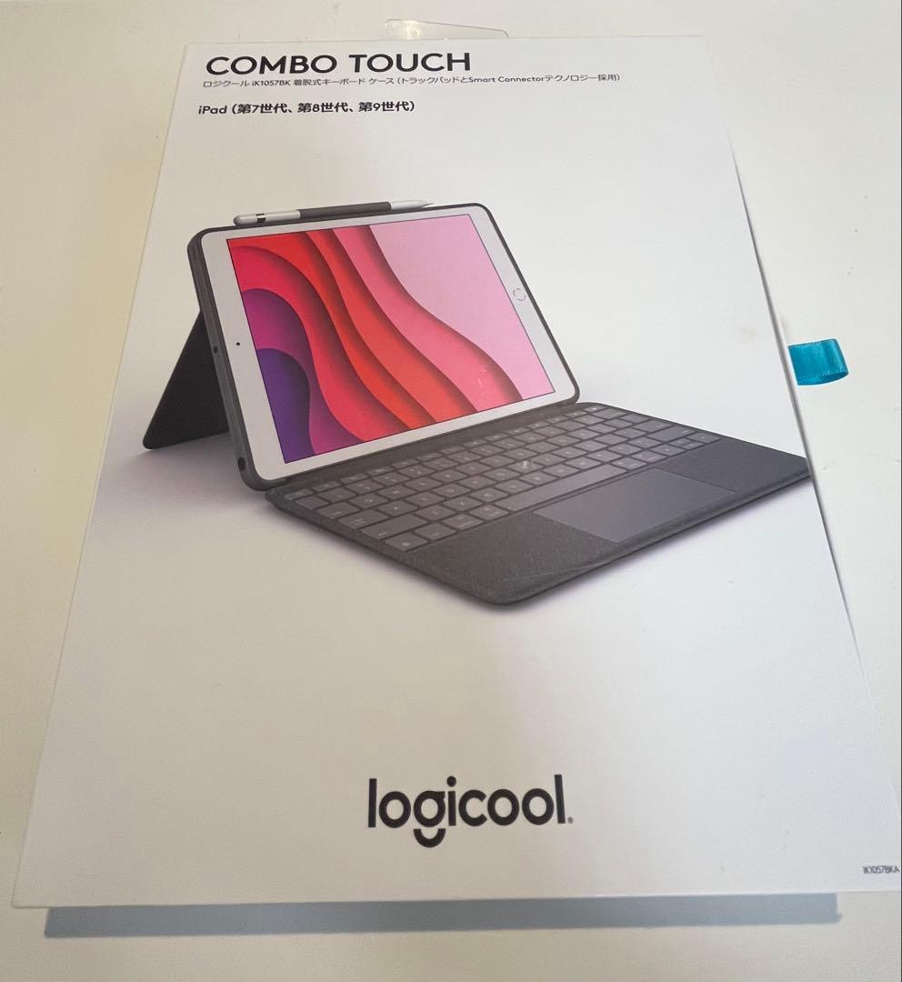 【未使用に近い】iPad用 Combo Touch キーボードカバー グレー