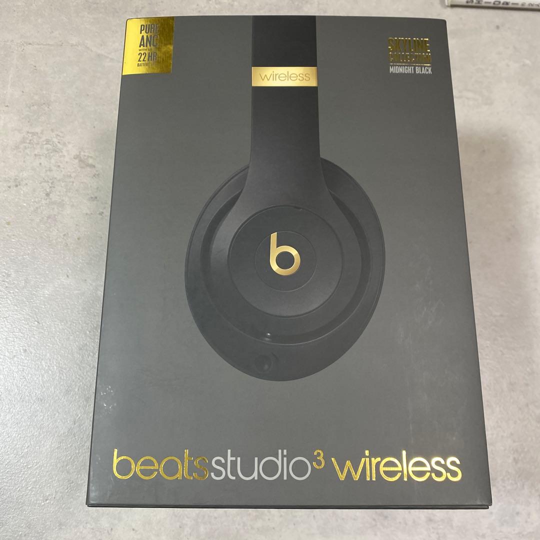 ヘッドホン beats studio3 wireless midnight black