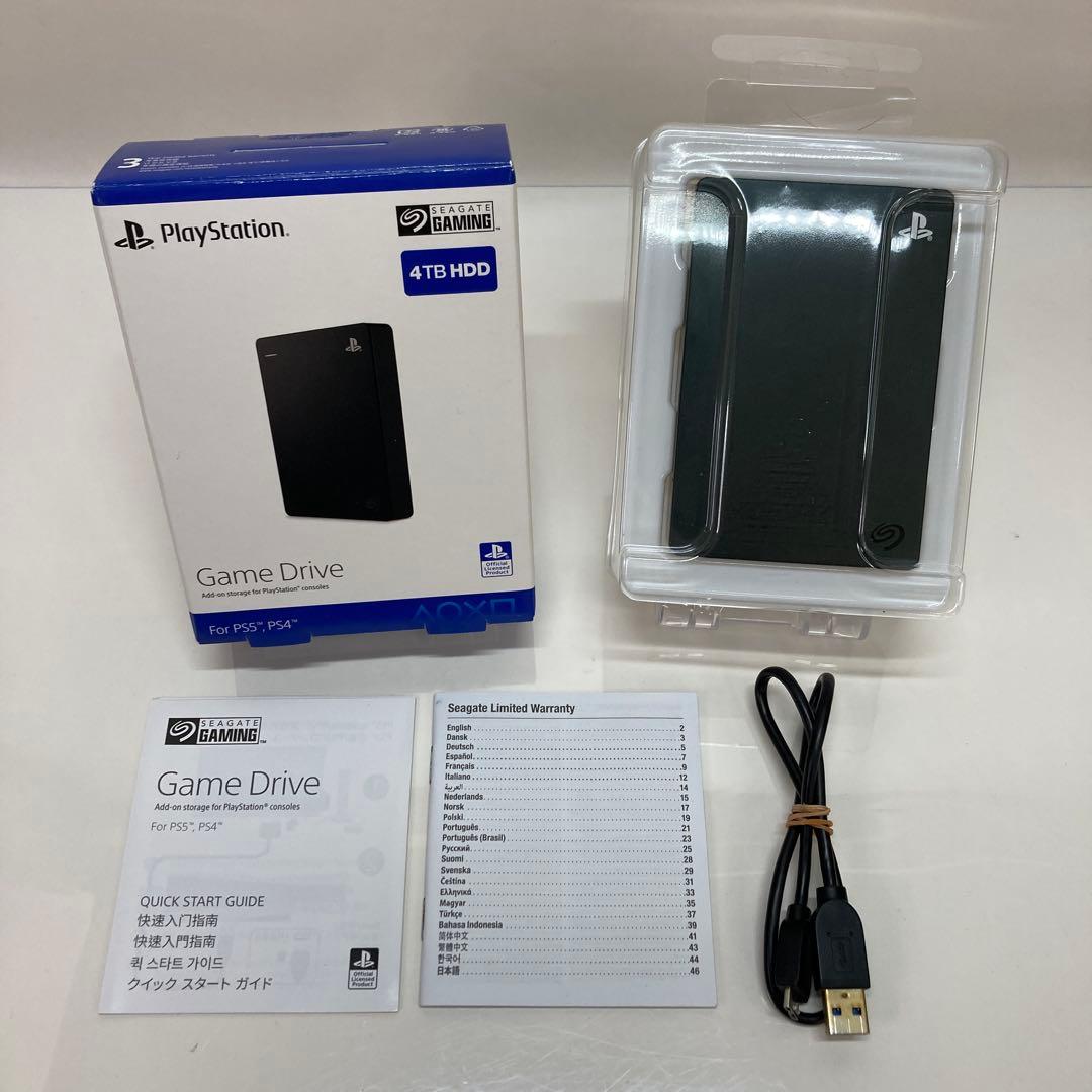 PlayStation Game Drive ポータブルHDD4TB