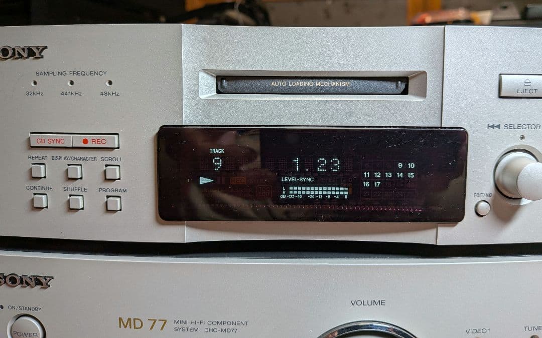 ★SONY DHC- MD77 Hi-Fiコンポーネントシステム