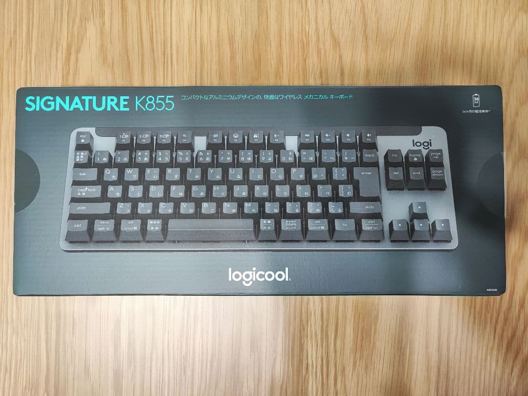 美品 ロジクール SIGNATURE K855GR 日本語配列 無線 赤軸