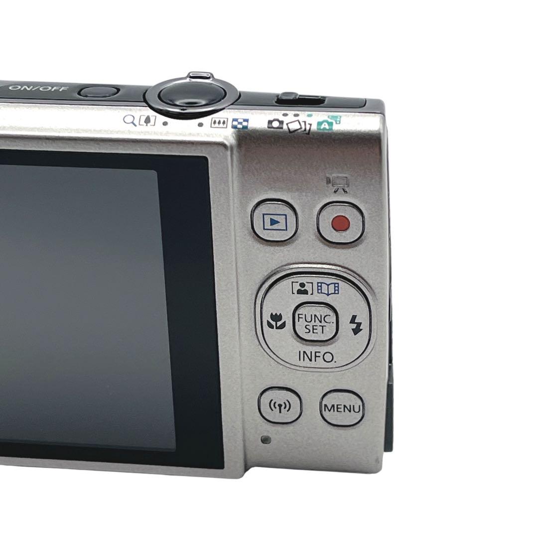 美品 Canon IXY 650 シルバー デジカメ Wi-Fi対応 充電器付