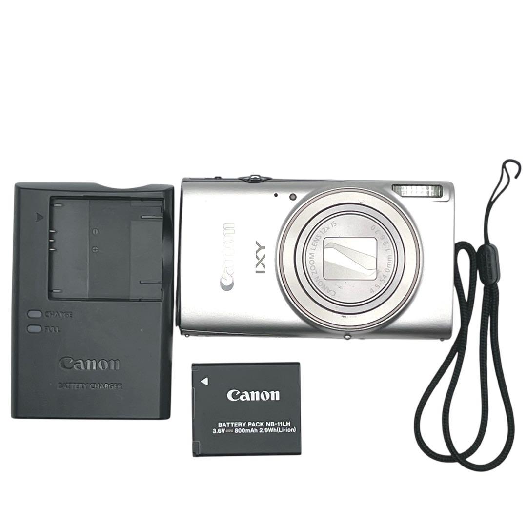 美品 Canon IXY 650 シルバー デジカメ Wi-Fi対応 充電器付