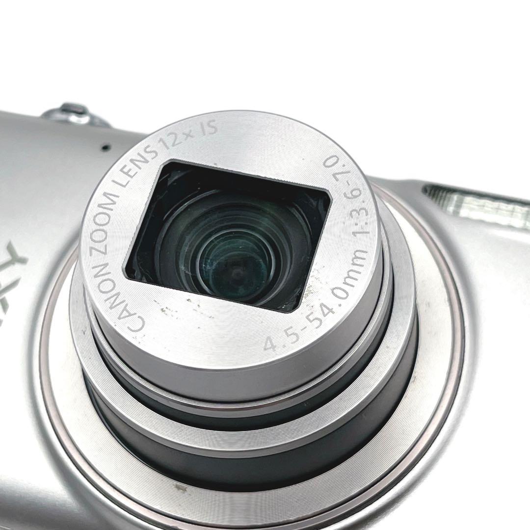 美品 Canon IXY 650 シルバー デジカメ Wi-Fi対応 充電器付