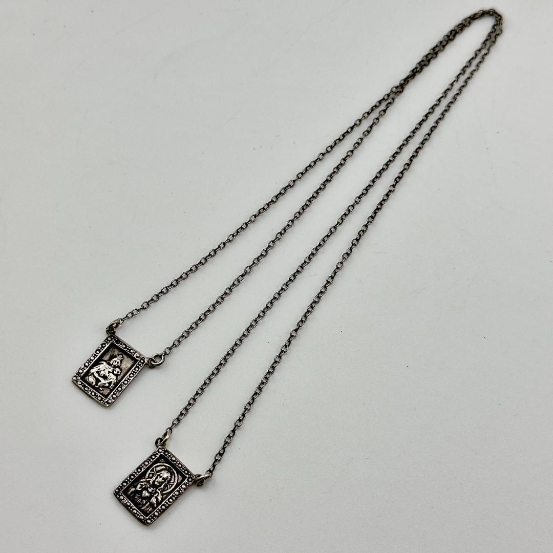 M333 Antique 1920's キリスト エスカプラーリオ ネックレス