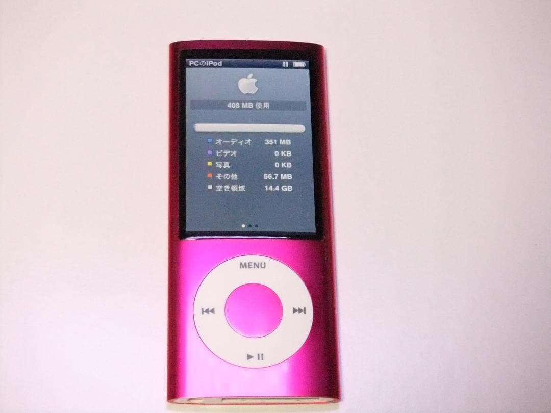 新品バッテリー交換　iPod nano 第五世代 16GB　ピンク