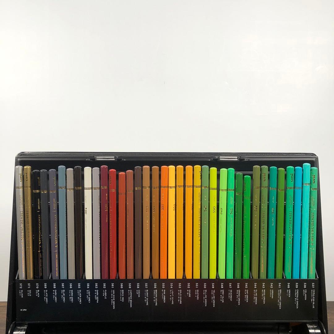 三菱鉛筆 uni COLORED PENCIL 72色