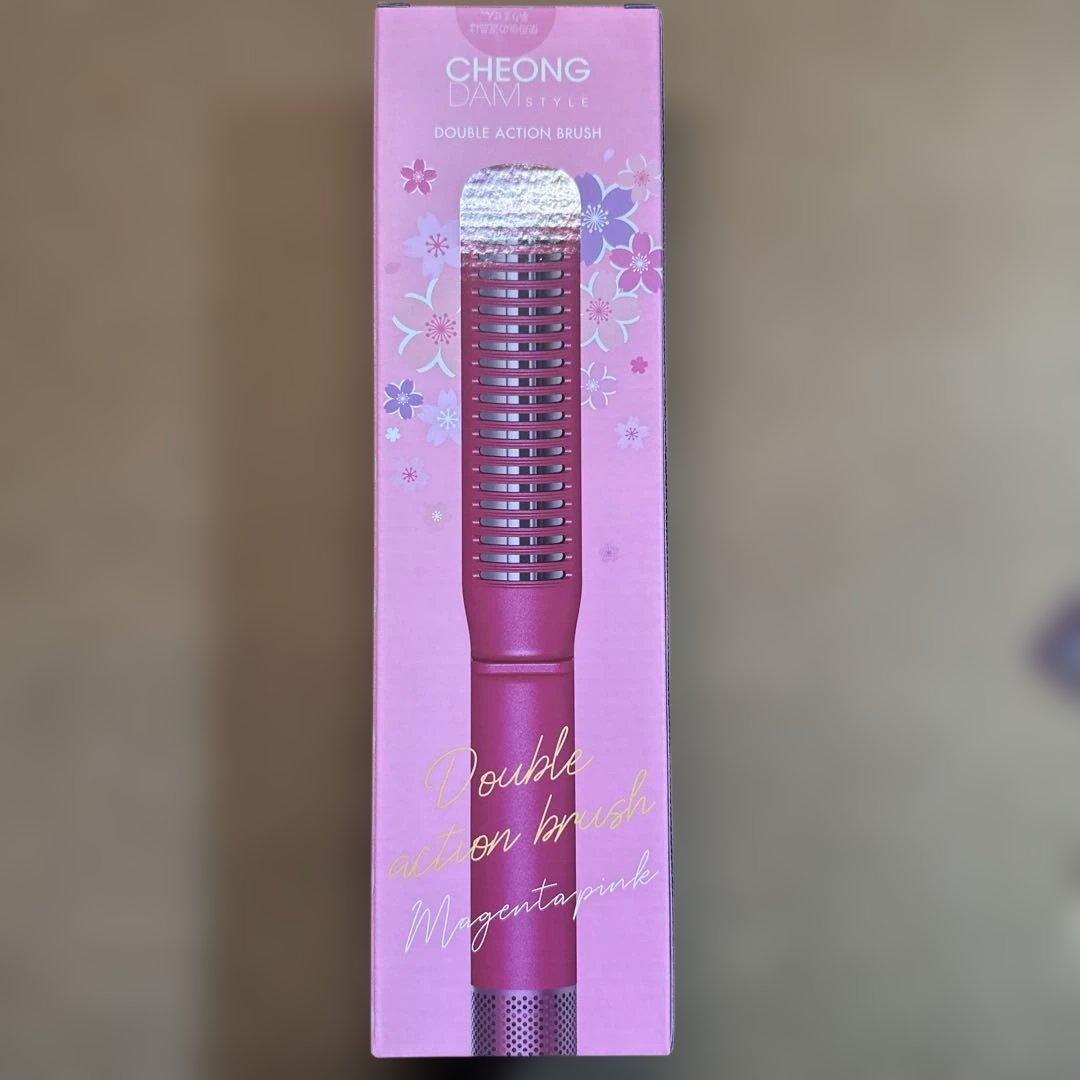 新品　CHEONG チョンダムスタイル ダブルアクションブラシ マゼンタピンク