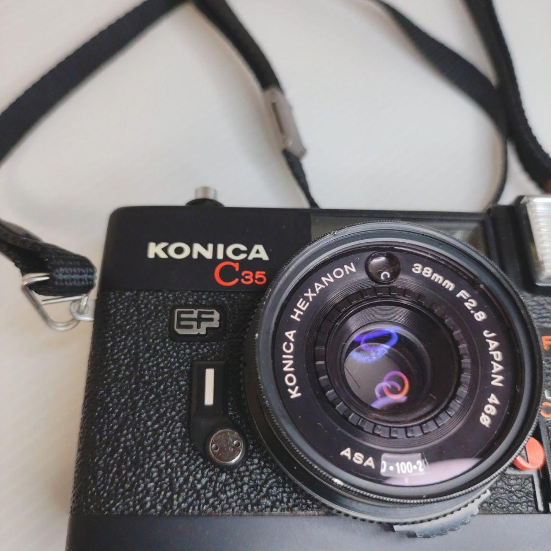 ​【完動品】名機 Konica C35 EF ピッカリコニカ フィルムカメラ