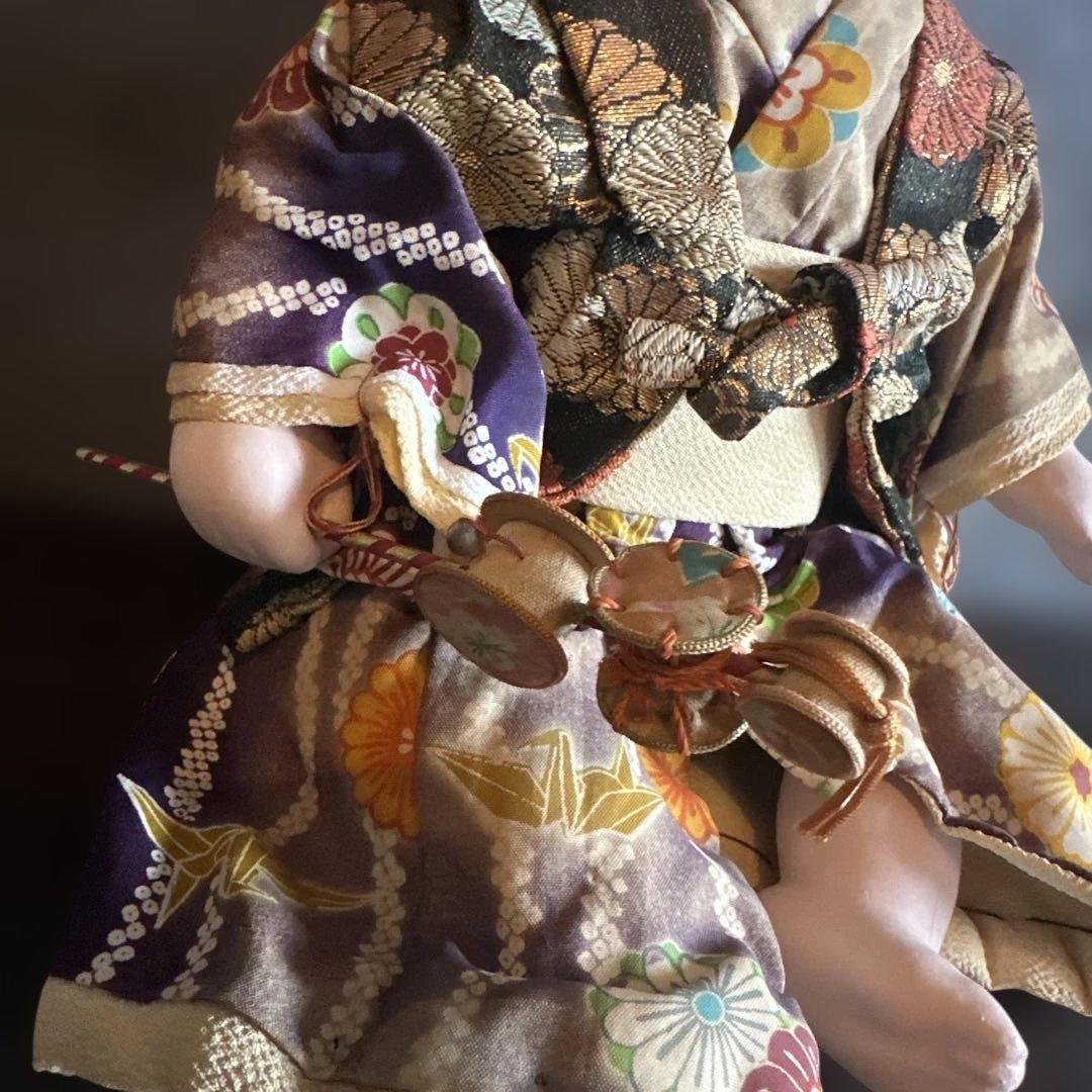 大幅お値下げ‼️陶器製日本人形 和服