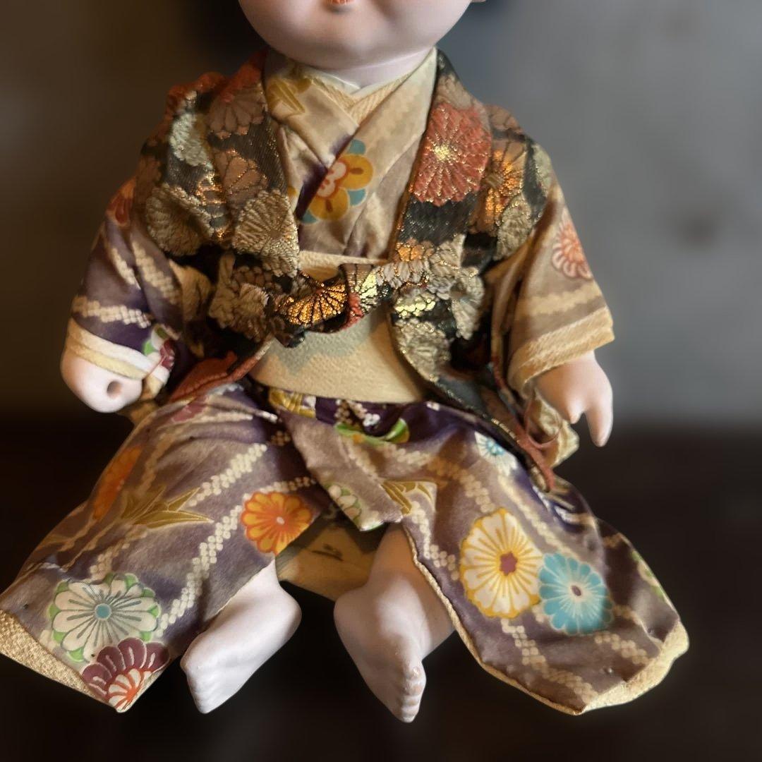 大幅お値下げ‼️陶器製日本人形 和服