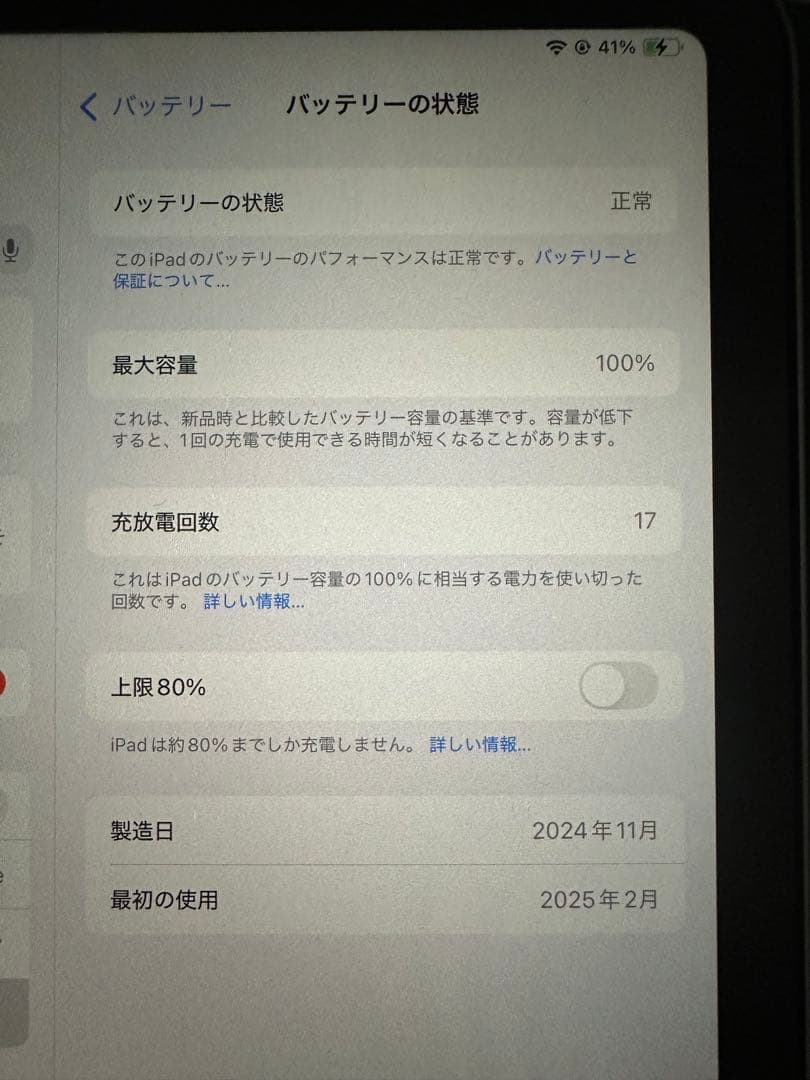 iPad mini (A17 Pro) 256GB Wi-Fi 第7世代
