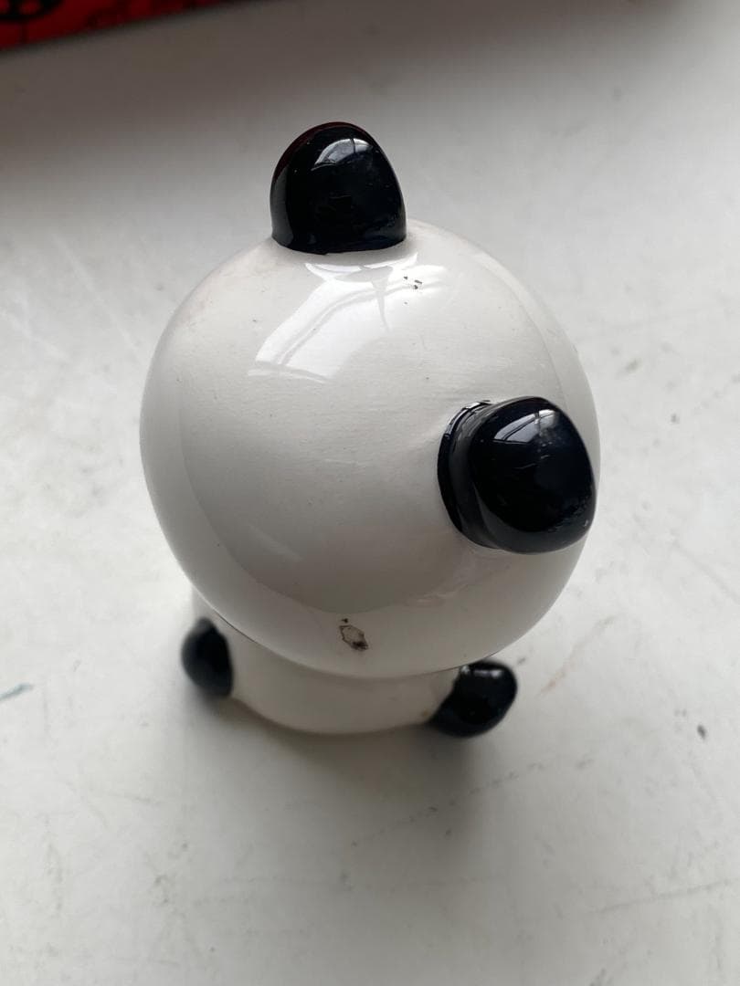 内藤ルネ　パンダの置き物　陶器　3体セット