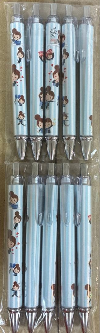 非売品　LAWSON　ローソン あきこちゃん ボールペン 5本入×2袋 計10本