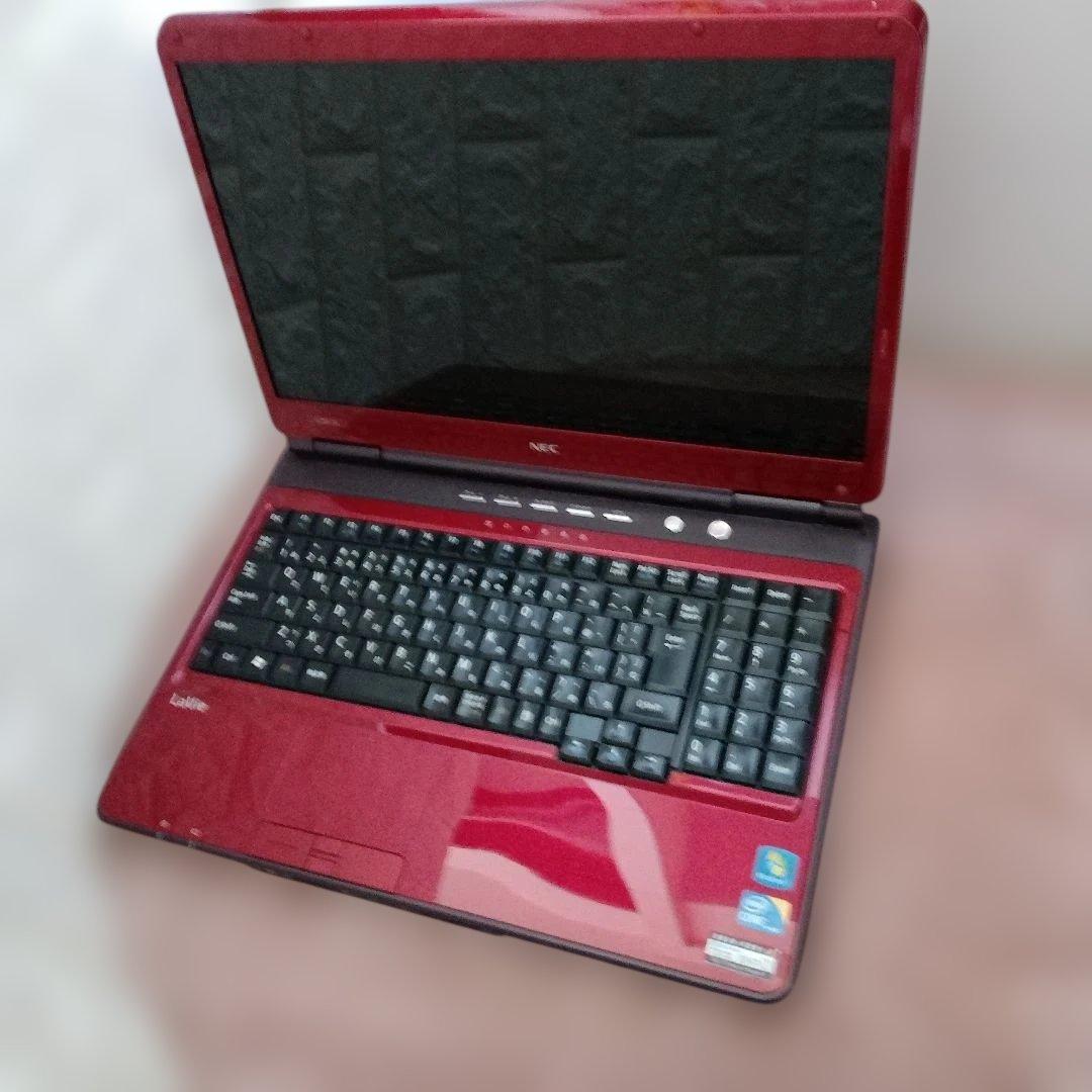 NEC ノートPC レッド Windows 7 Core i5