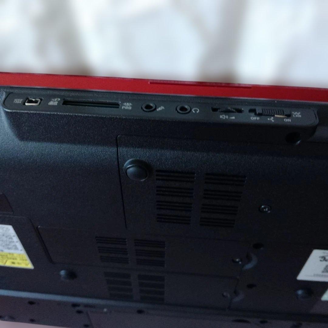 NEC ノートPC レッド Windows 7 Core i5
