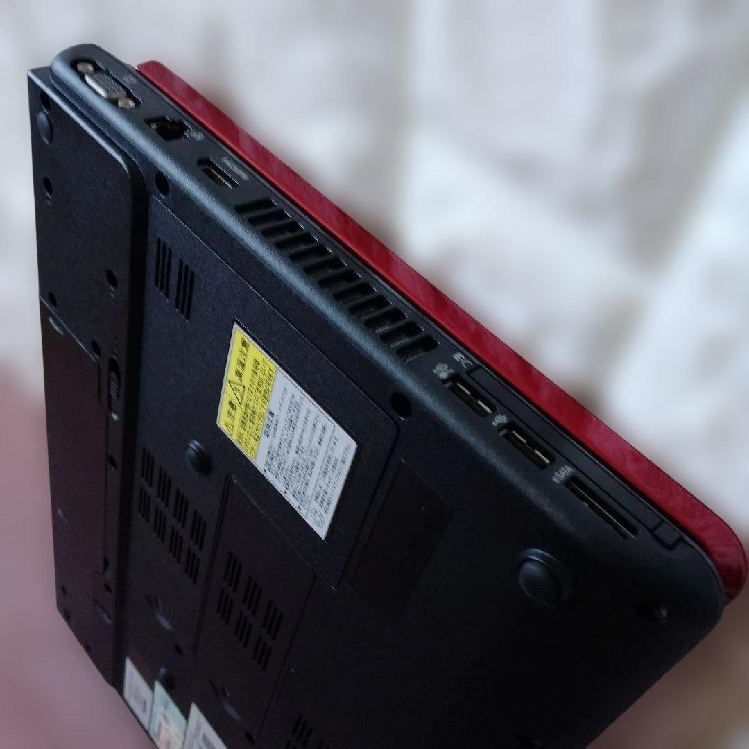 NEC ノートPC レッド Windows 7 Core i5