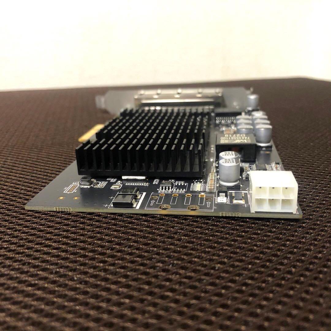 HIK GigE フレームグラバボード　LAN端子増設　4ポート　画像入力　基板
