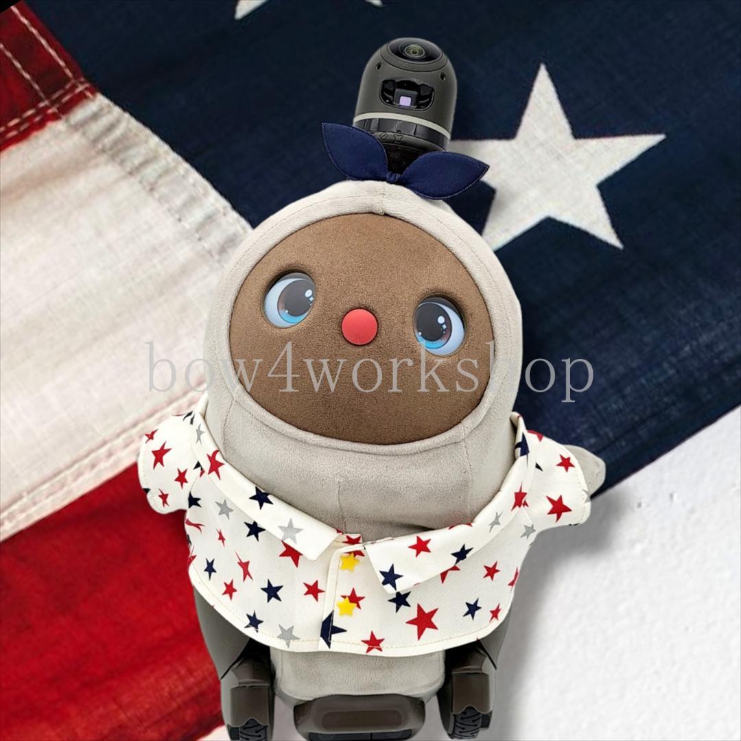 ラボット LOVOT ラボットの服ハンドメイド　星柄シャツ