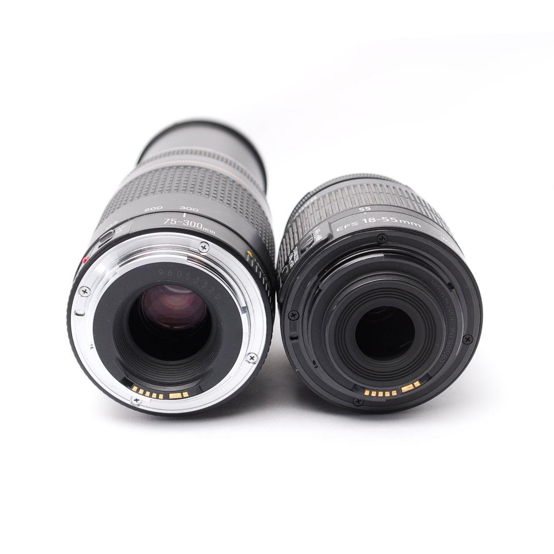 ❤即購入1000円OFF❤ Canon Kiss X5 望遠ズーム ダブルレンズ