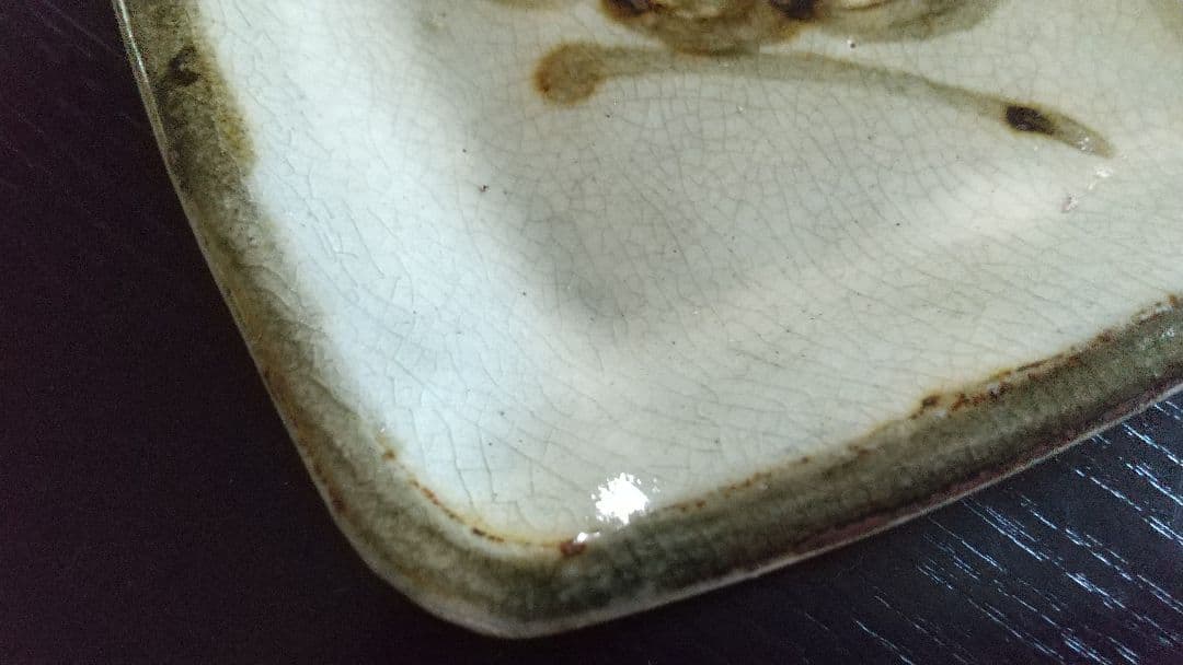 骨董 むかし昔の酒津焼　角皿四枚
