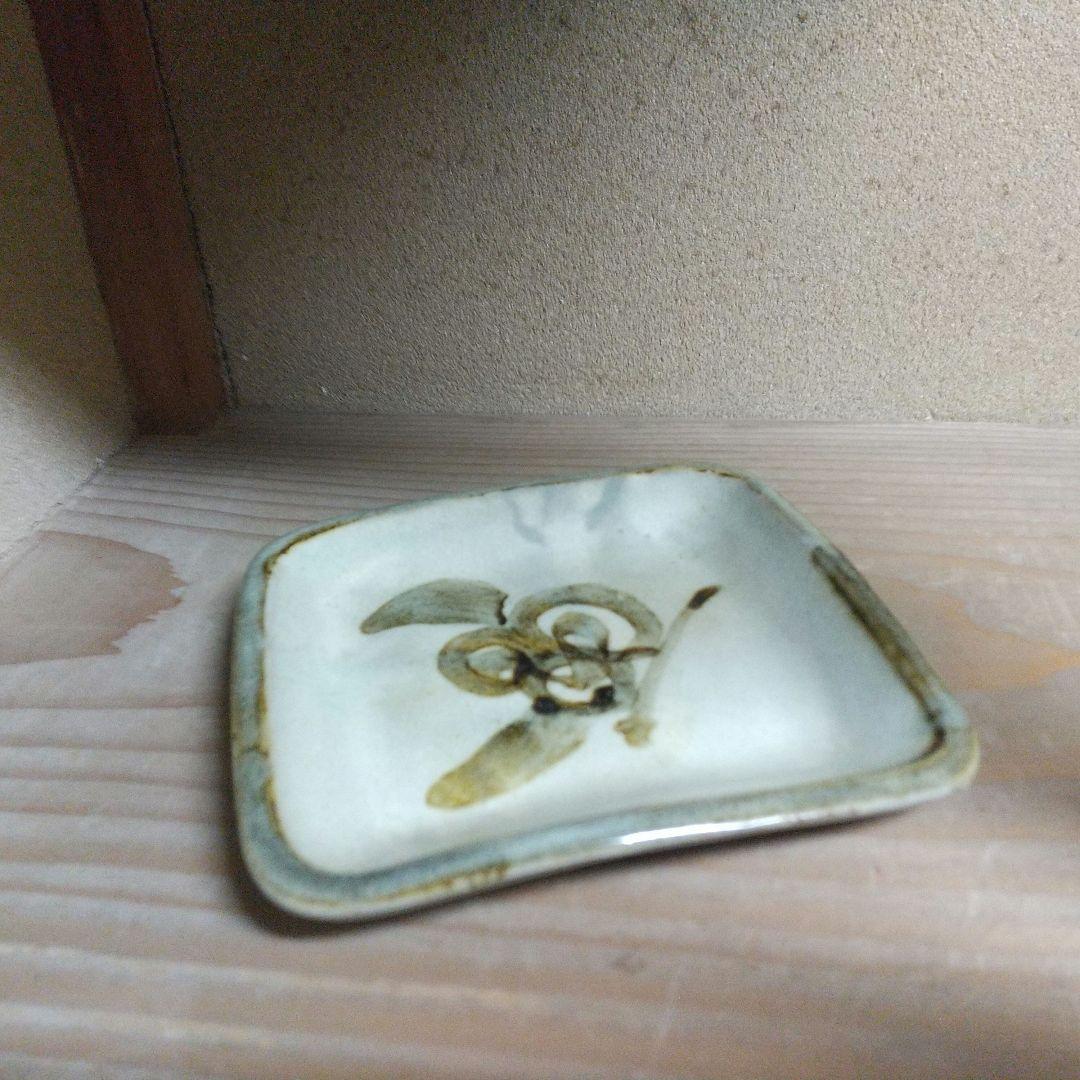骨董 むかし昔の酒津焼　角皿四枚